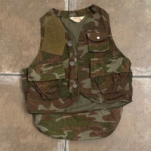 Vintage Storm-Pruf Camo Hunting Vest – 1960s/70s – Game Pouch